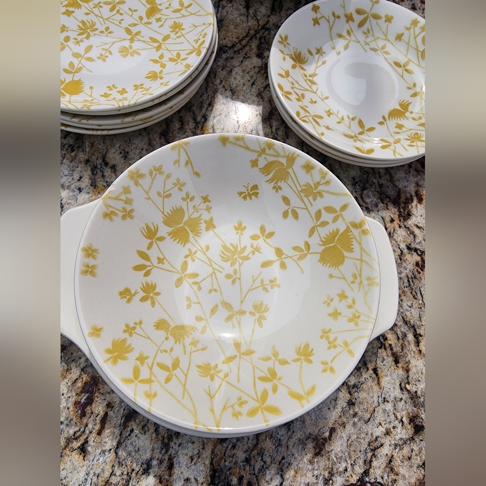 Sheffield Ironstone 1970s Golden Meadows Dinnerware Set - Picture 2 of 12